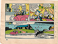 Micky Maus Beilagenstreifen "Donald Duck - Der Findelhund". 6 Streifen, komplett (Z: 2)