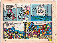 Micky Maus Beilagenstreifen "Der Karfunkelstein". 8 Streifen, komplett (Z: 2-)