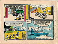 Micky Maus Beilagenstreifen "Donald Duck - Der Millionenfelsen". 10 Streifen, komplett (Z: 2)