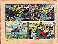 Micky Maus Beilagenstreifen "Micky Maus - Die Stadt unter dem Meer". 10 Streifen, komplett (Z: 2)