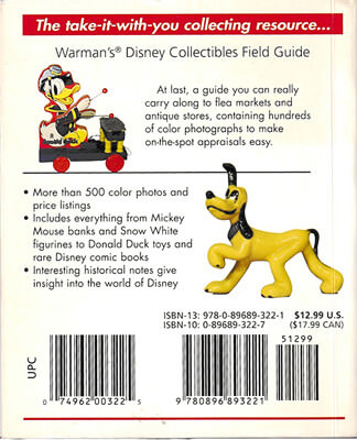 Warman's Disney Coolectibles Field Guide. Values and Identification (Ken Farrell)