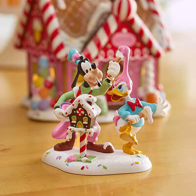 Donald und Goofy richten Chaos an (DISNEY VILLAGE BY D56) Figur