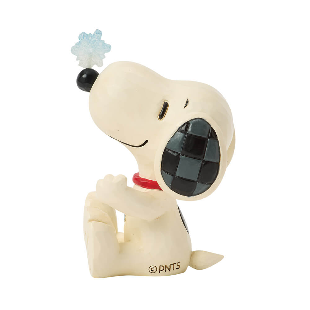 Snoopy mit Schneeflocke auf der Nase (PEANUTS BY JIM SHORE) Minifigur