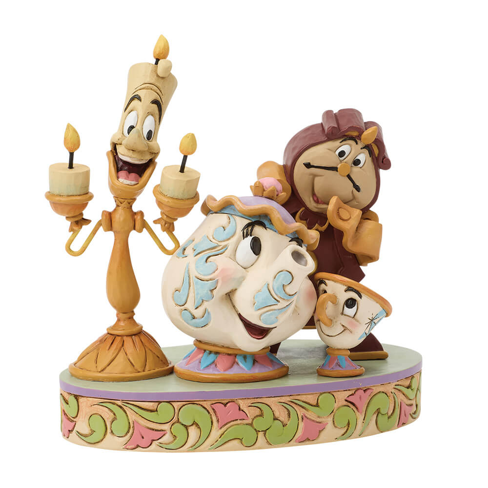 Lumière, Madame Pottine, von Unruh und Tassilo (DISNEY TRADITIONS BY JIM SHORE) Figur