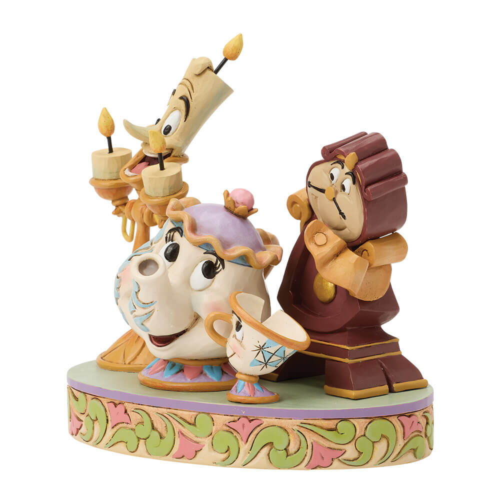 Lumière, Madame Pottine, von Unruh und Tassilo (DISNEY TRADITIONS BY JIM SHORE) Figur