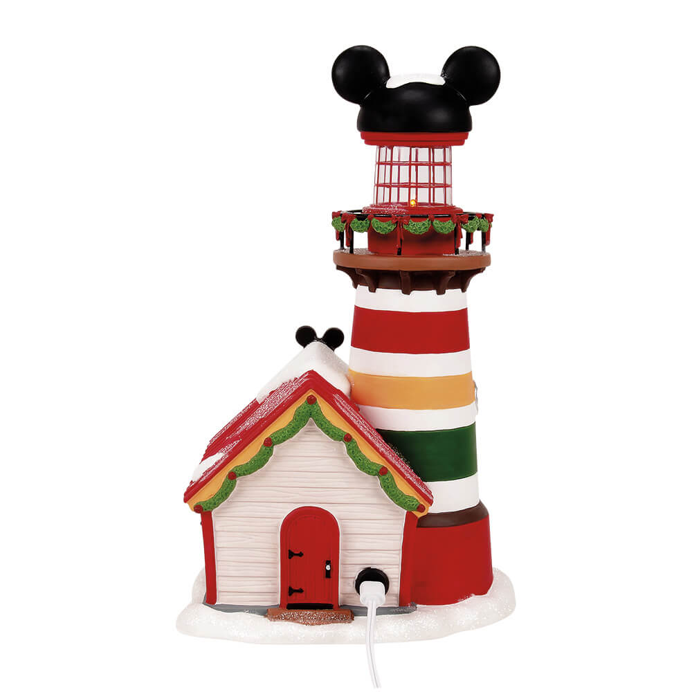 Ausschau halten nach dem Weihnachtsmann (DISNEY VILLAGE BY D56) Figur beleuchtet USB