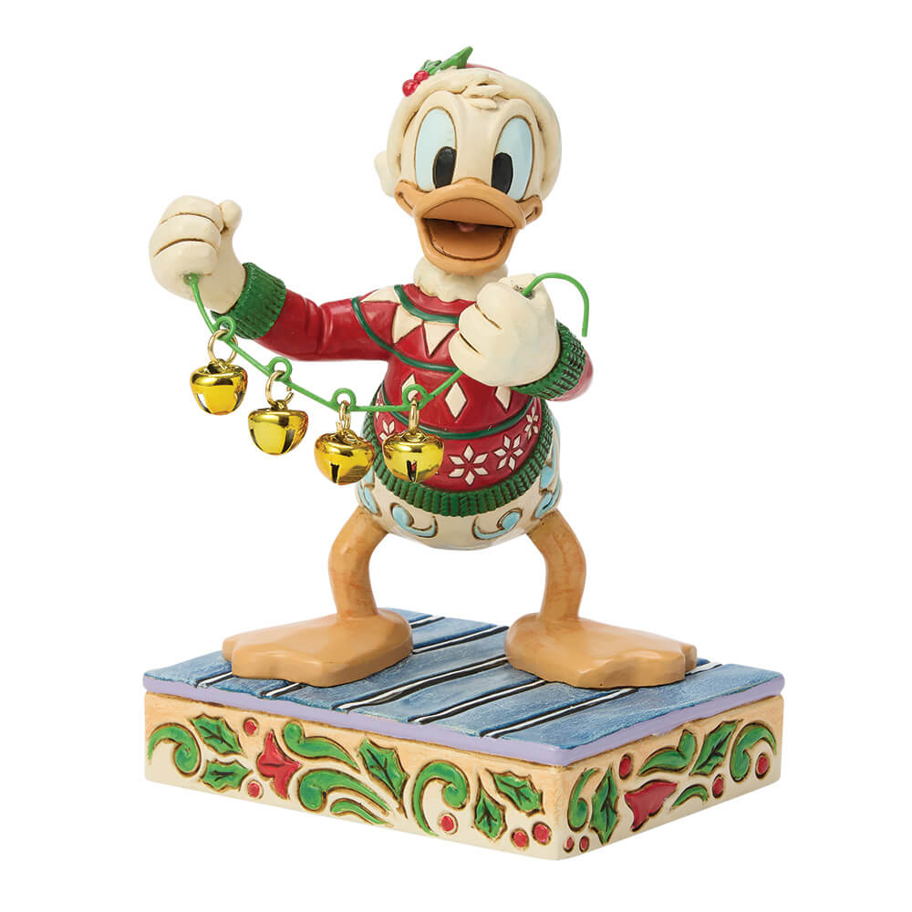 Donald with Bells: "Holiday Jingle" (DISNEY TRADITIONS BY JIM SHORE) Figure