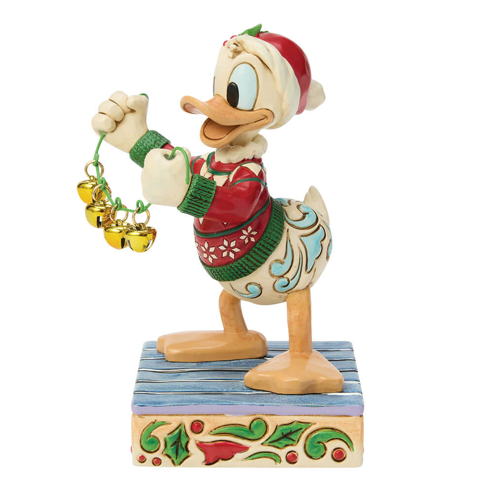Donald with Bells: "Holiday Jingle" (DISNEY TRADITIONS BY JIM SHORE) Figure