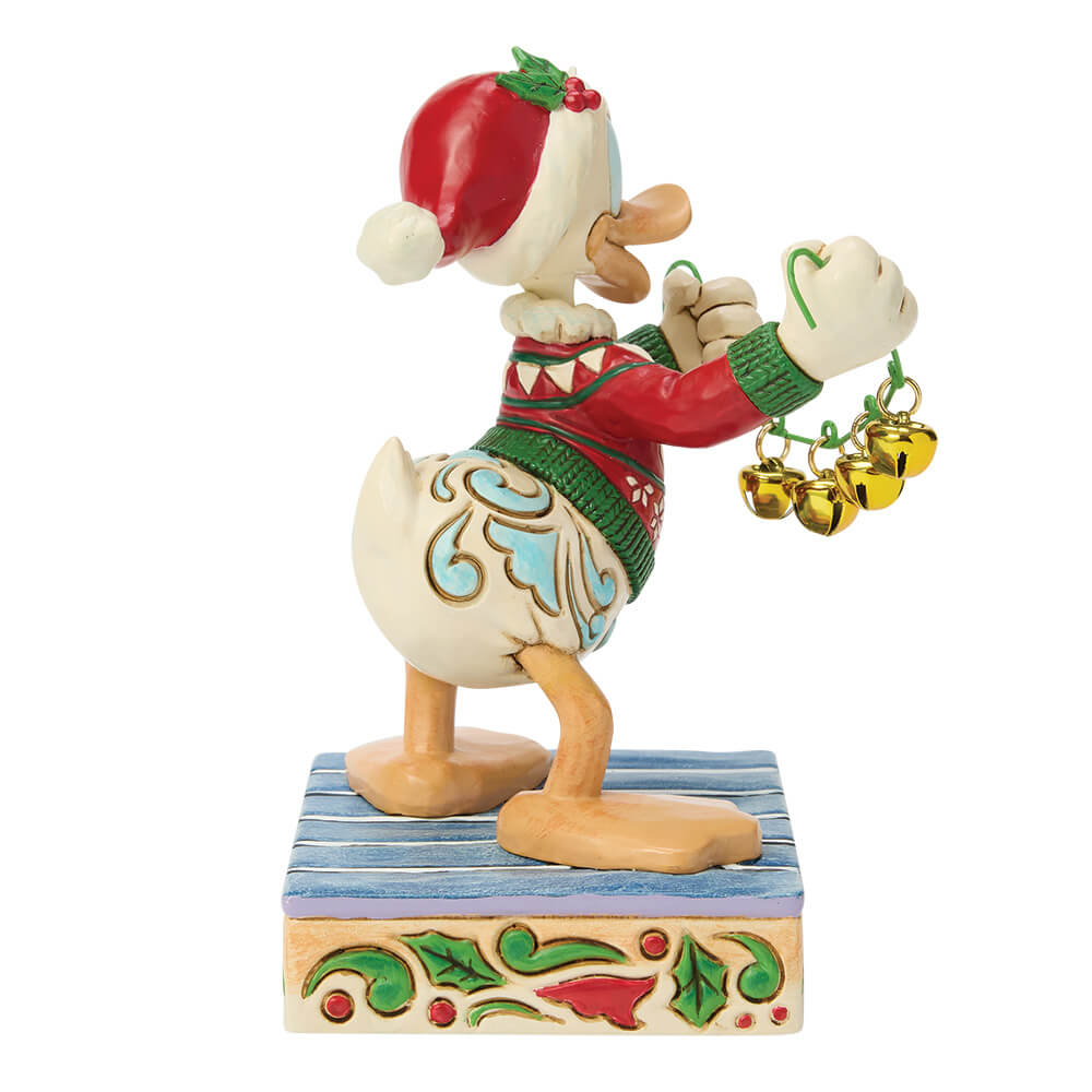 Donald with Bells: "Holiday Jingle" (DISNEY TRADITIONS BY JIM SHORE) Figure