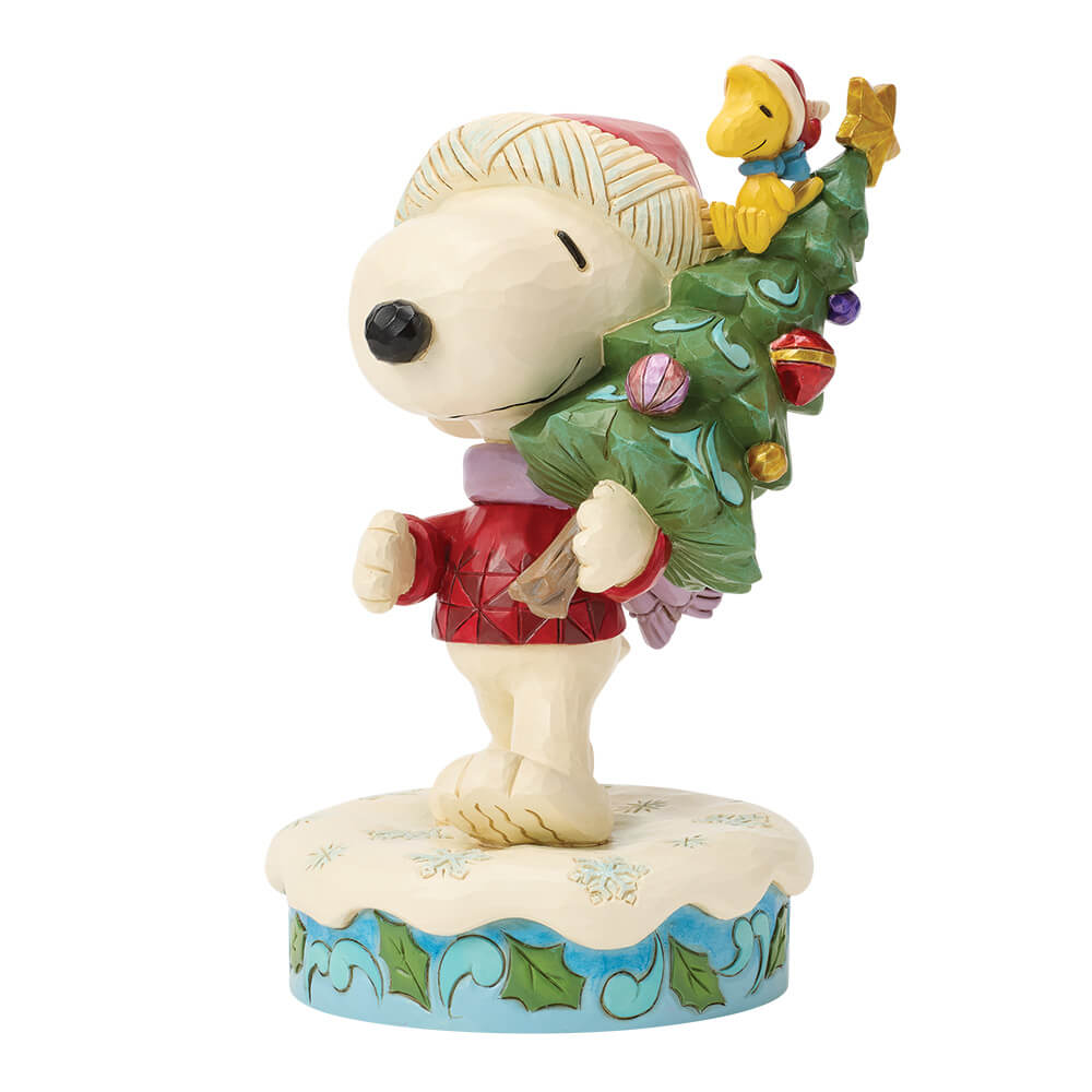Snoopy and Woodstock with Tree (PEANUTS BY JIM SHORE) Figure