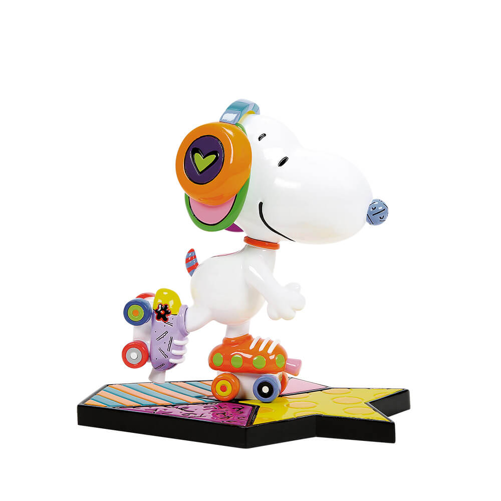 Snoopy Rollschuh (PEANUTS BY ROMERO BRITTO) Figur