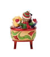 Snoopy und Freunde im Schlitten (PEANUTS BY JIM SHORE) Figur