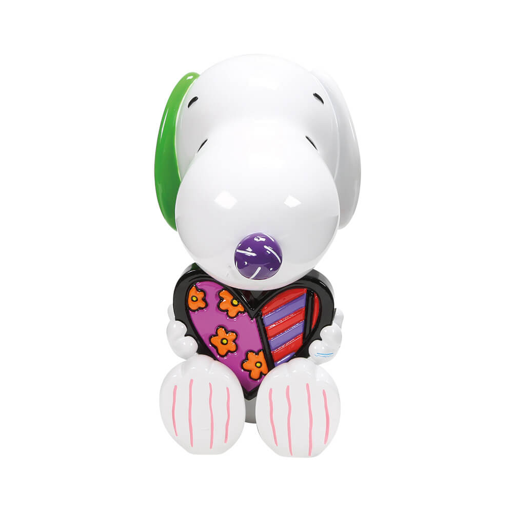 Snoopy-Statue mit Britto-Herz (PEANUTS BY ROMERO BRITTO) Figur