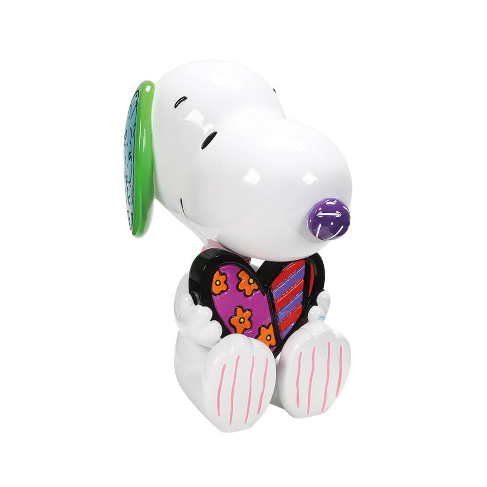 Snoopy-Statue mit Britto-Herz (PEANUTS BY ROMERO BRITTO) Figur