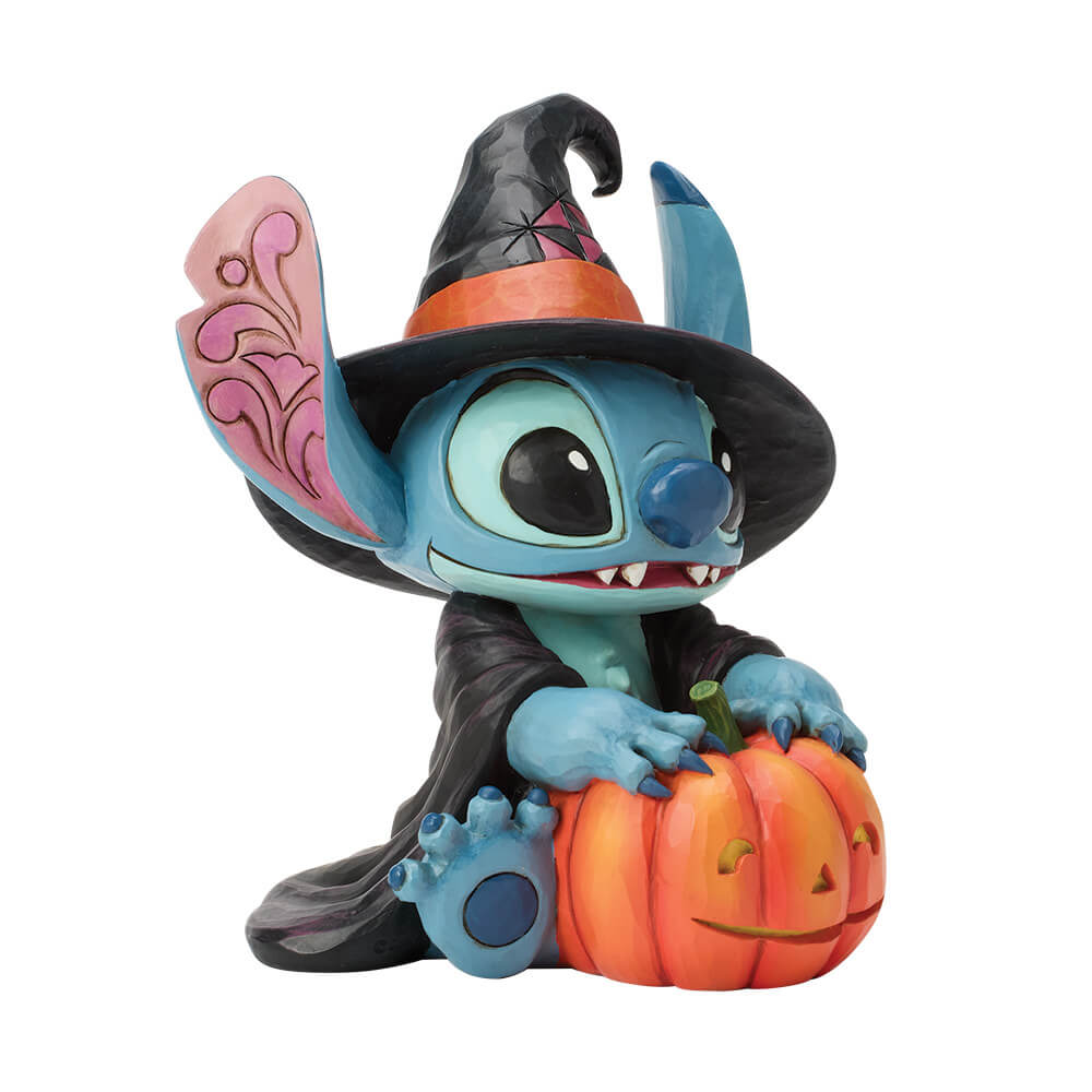 Stitch Hexe mit Kürbislaterne (DISNEY TRADITIONS BY JIM SHORE) Figur