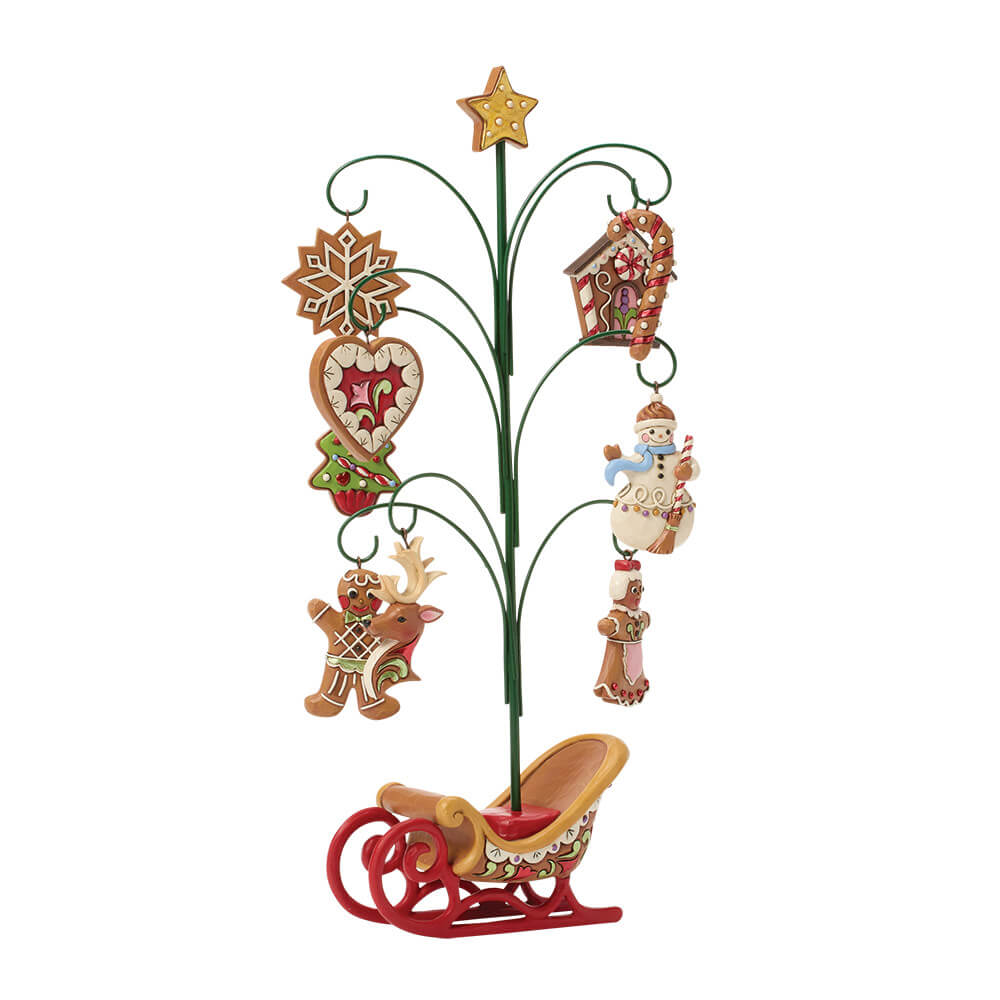 Gingerbread Tree with Cookie (HEARTWOOD CREEK BY JIM SHORE) Weihnachtsbaumhängers