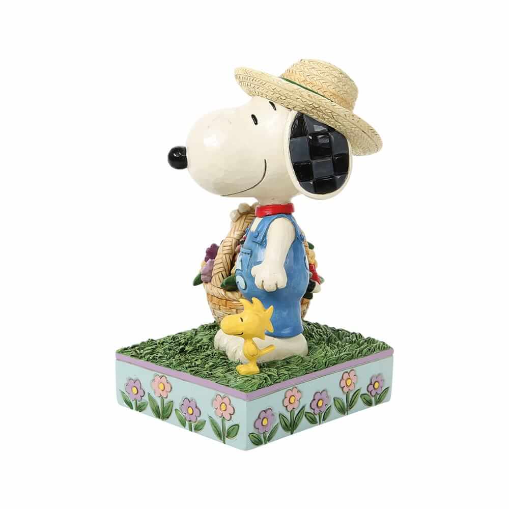 Snoopy Flower Basket (PEANUTS BY JIM SHORE) Figure
