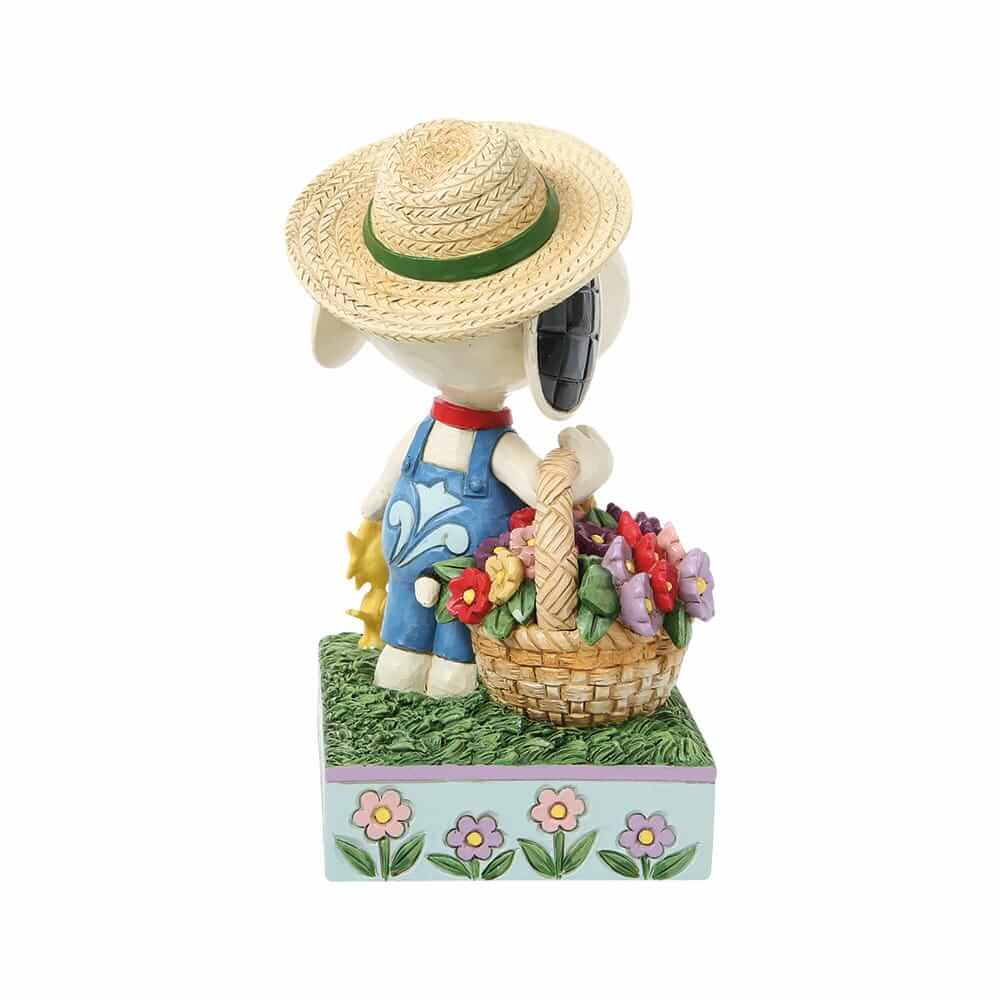 Snoopy Flower Basket (PEANUTS BY JIM SHORE) Figure