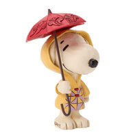 Snoopy In Raincoat (PEANUTS BY JIM SHORE) Figur