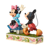 Micky Minnie Wheelbarrow (DISNEY TRADITIONS BY JIM SHORE) Figur