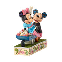 Micky Minnie Wheelbarrow (DISNEY TRADITIONS BY JIM SHORE) Figur
