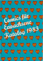 Programmkataloge Volksverlag (2x Comics für Erwachsene / Frühlingsprogramm) 1983