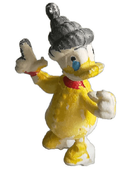 Oma Duck HEIMO Kleinfigur / Weihnachtsbaumhänger 5,5cm