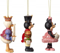 Nußknacker Weihnachtsbaumhänger Set (Donald, Micky, Minnie) DISNEY TRADITIONS