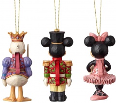 Nußknacker Weihnachtsbaumhänger Set (Donald, Micky, Minnie) DISNEY TRADITIONS