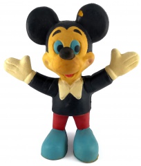 Micky Maus Gummifigur (ca. 70er Jahre)