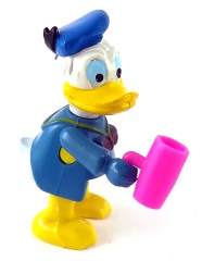 Donald Duck mit Becher (Kleinfigur) bewegliche Teile