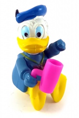 Donald Duck mit Becher (Kleinfigur) bewegliche Teile