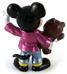 Micky Classic mit Teddy BULLY Kleinfigur (metallic) 6cm