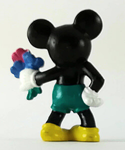 Mickey Classic with Flowers BULLY Small Figure 5,5cm