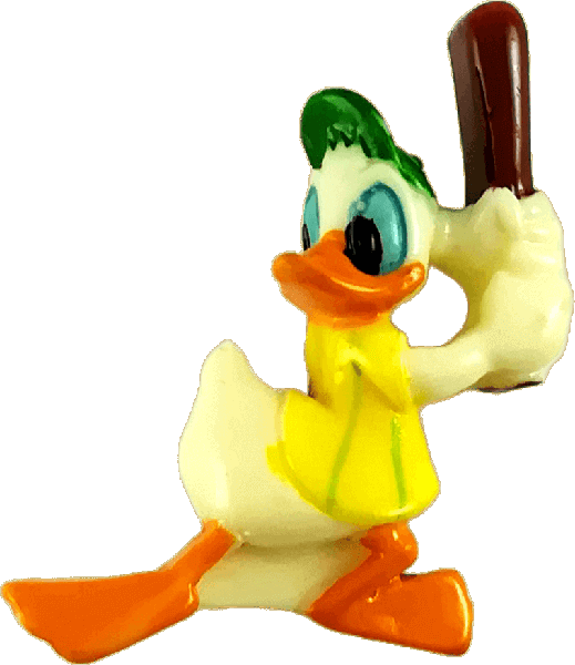 Anstecker Donald Duck Baseball