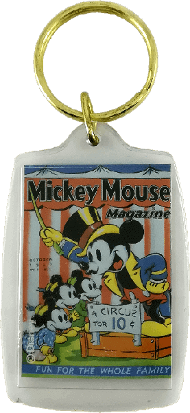 Schlüsselanhänger Comic-Heftcover Mickey Mouse Magazine V2#13: A Circus for 10ȼ
