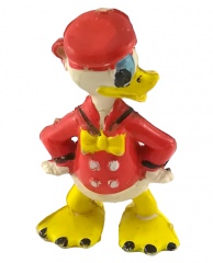 Donald Duck HEIMO Kleinfigur (rot) 5,5cm