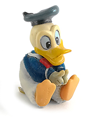 Donald Duck sitzend Filzfigur 7,5cm