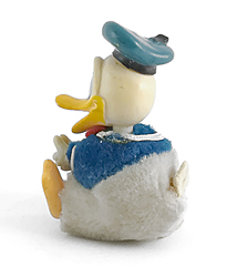 Donald Duck sitzend Filzfigur 7,5cm