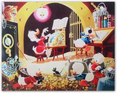Carl Barks: Spoiling the Concert Canvas-Druck
