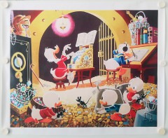 Carl Barks: Spoiling the Concert Canvas-Druck