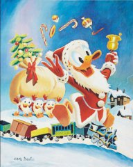 Carl Barks: Gifts for Shacktown / Canvas-Druck