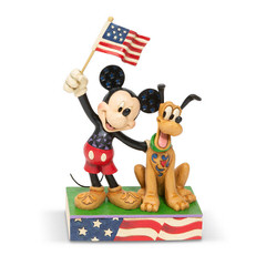 Micky und Pluto: A Banner Day  DISNEY TRADITIONS Figur