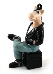 Werbefigur Mustang sitzend S.Oliver 6,5cm