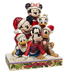 Micky und Freunde: Hoch aufgetürmt in Weihnachtsstimmung (DISNEY TRADITIONS) Figur