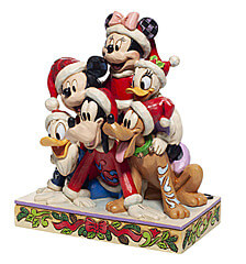Micky und Freunde: Hoch aufgetürmt in Weihnachtsstimmung (DISNEY TRADITIONS) Figur