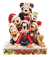 Micky und Freunde: Hoch aufgetürmt in Weihnachtsstimmung (DISNEY TRADITIONS) Figur