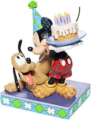 Pluto und Micky Geburtstags-Figur Happy Birthday, Pal (DISNEY TRADITIONS) Enesco 6007058