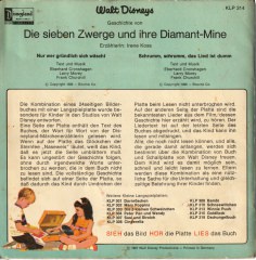 Walt Disneys Geschichte von Die sieben Zwerge und ihre Diamant-Mine (24-Seiten-Buch mit Schallplatte)