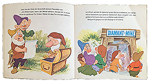 Walt Disneys Geschichte von Die sieben Zwerge und ihre Diamant-Mine (24-Seiten-Buch mit Schallplatte)